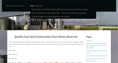 Desktop Screenshot of cowyardconstruction.com